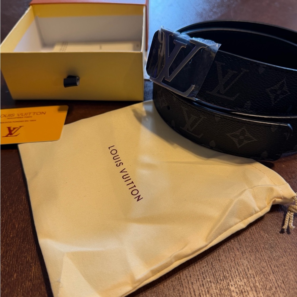 Louis Vuitton Black Monogram Belt